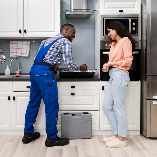 can you provide an estimate for cooktop repair before beginning any work in Whittemore